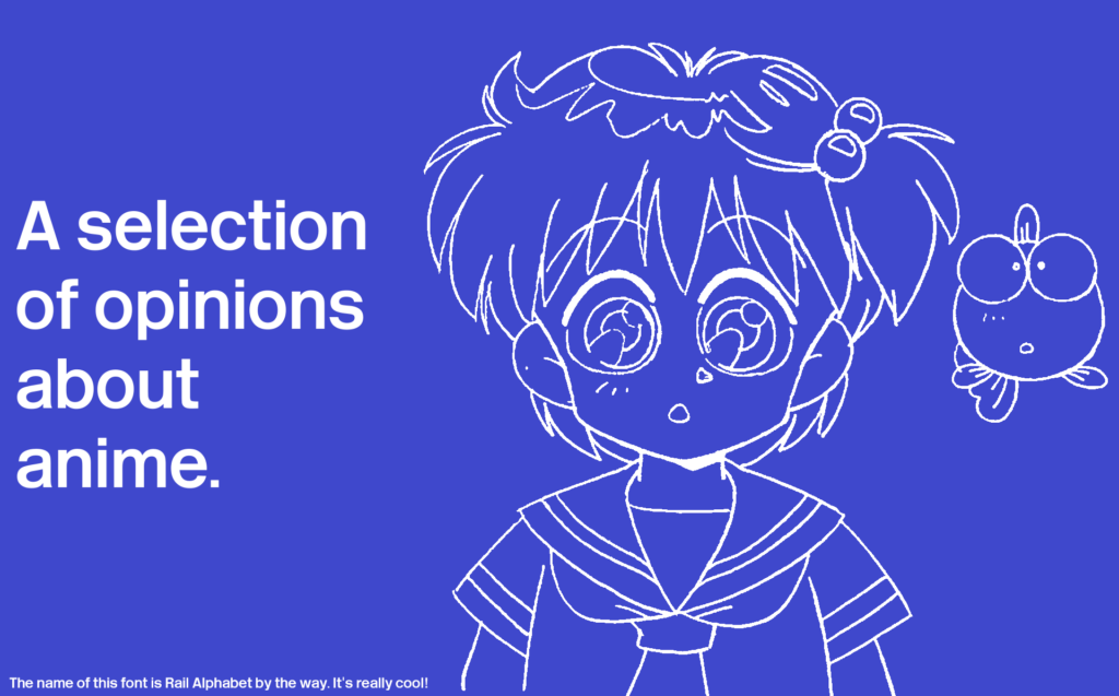 A Selection Of Opinions About Anime #1
